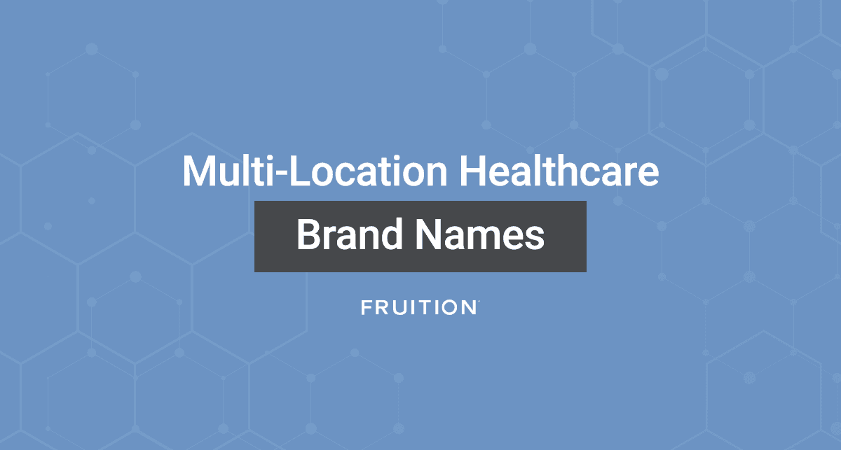 Decision framework for multi location outpatient healthcare naming. Do you go with one brand or stick with different names?