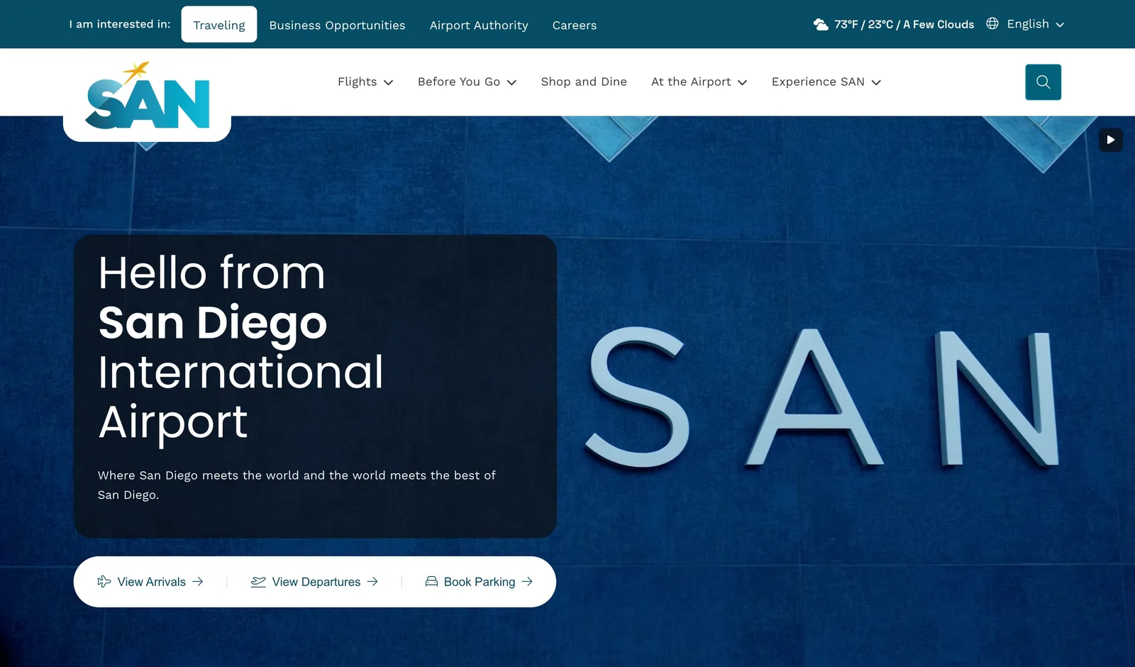 After: the redesigned san.org